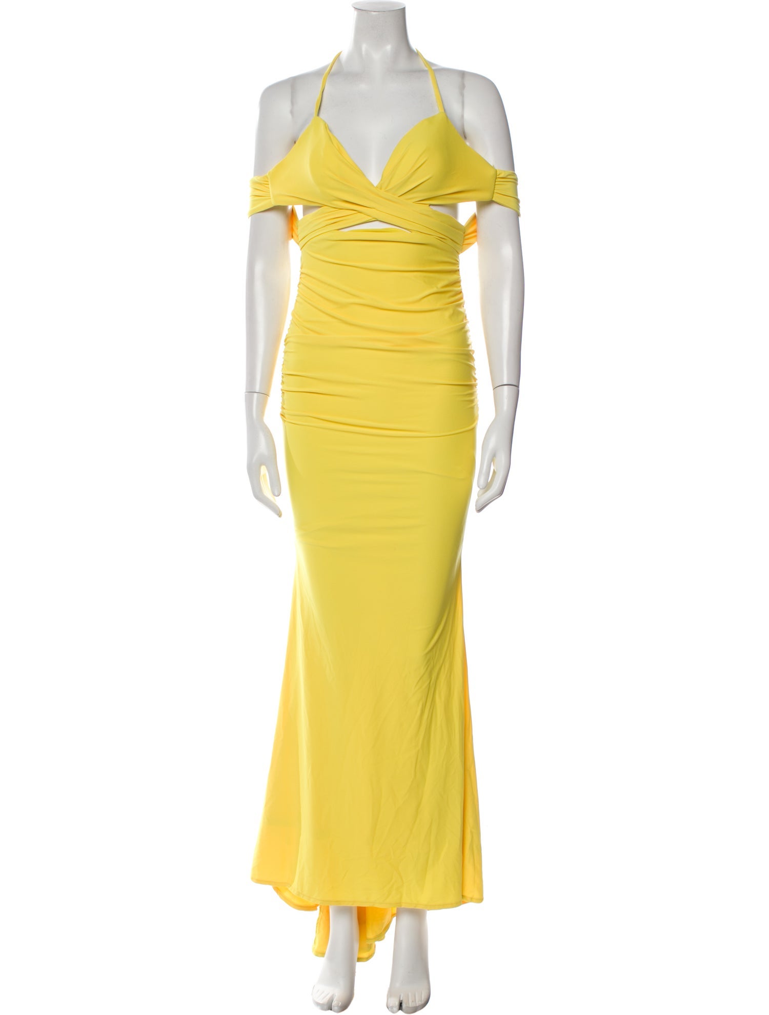 La Femme Linen Long Dress