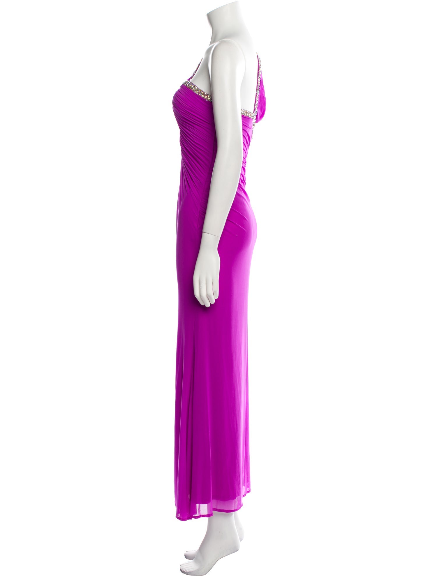 La Femme One-Shoulder Long Dress