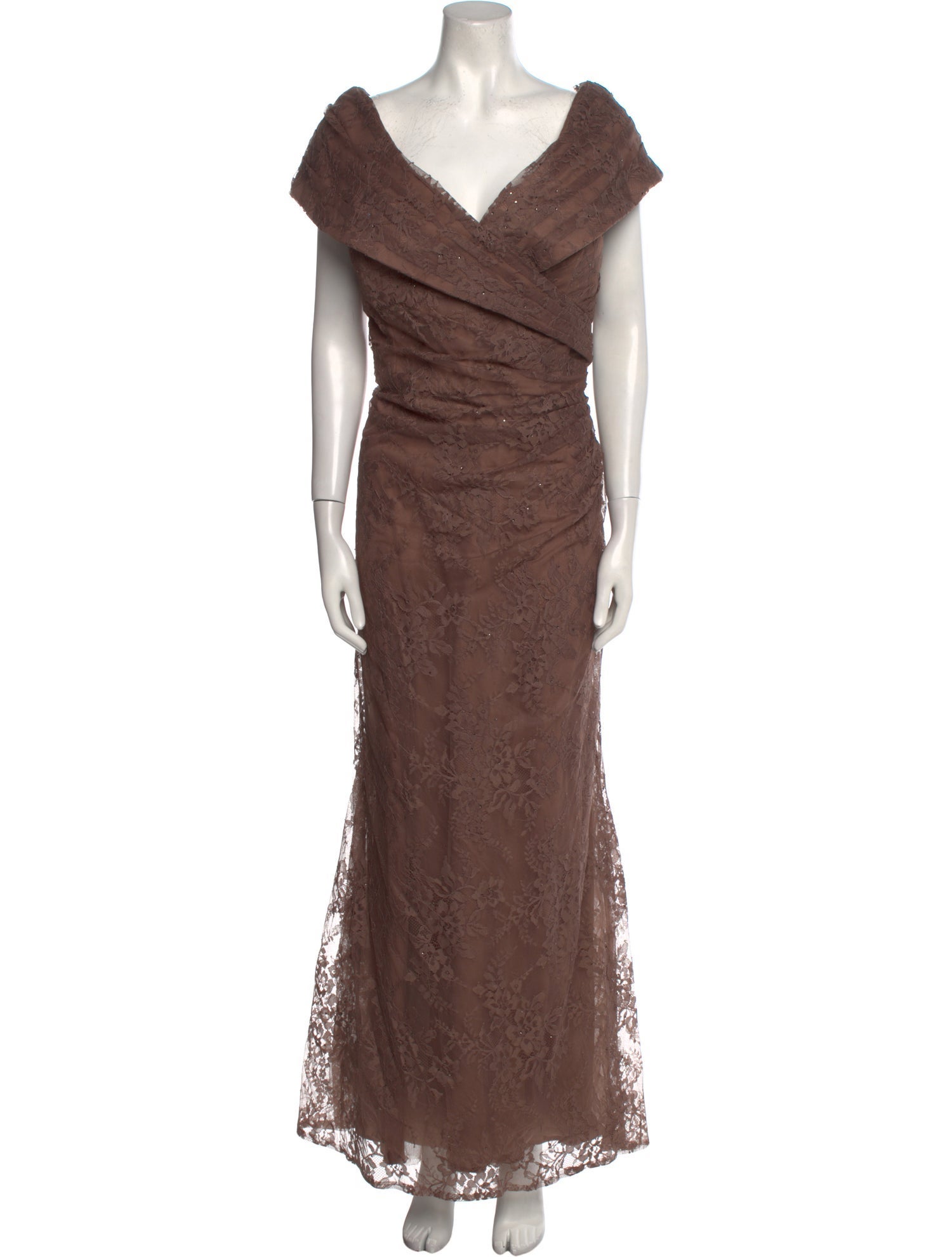 La Femme Silk Long Dress w/ Tags