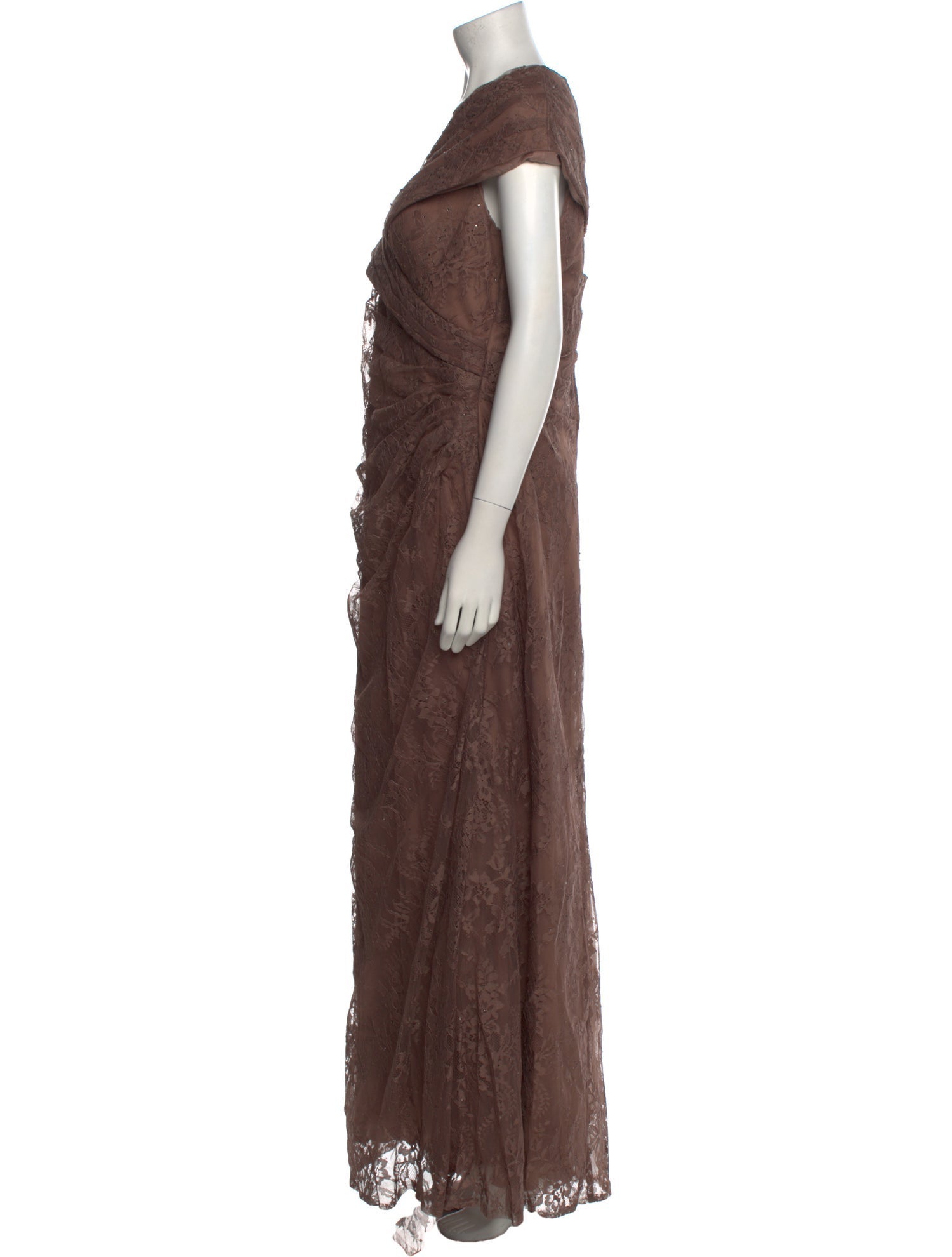 La Femme Silk Long Dress w/ Tags