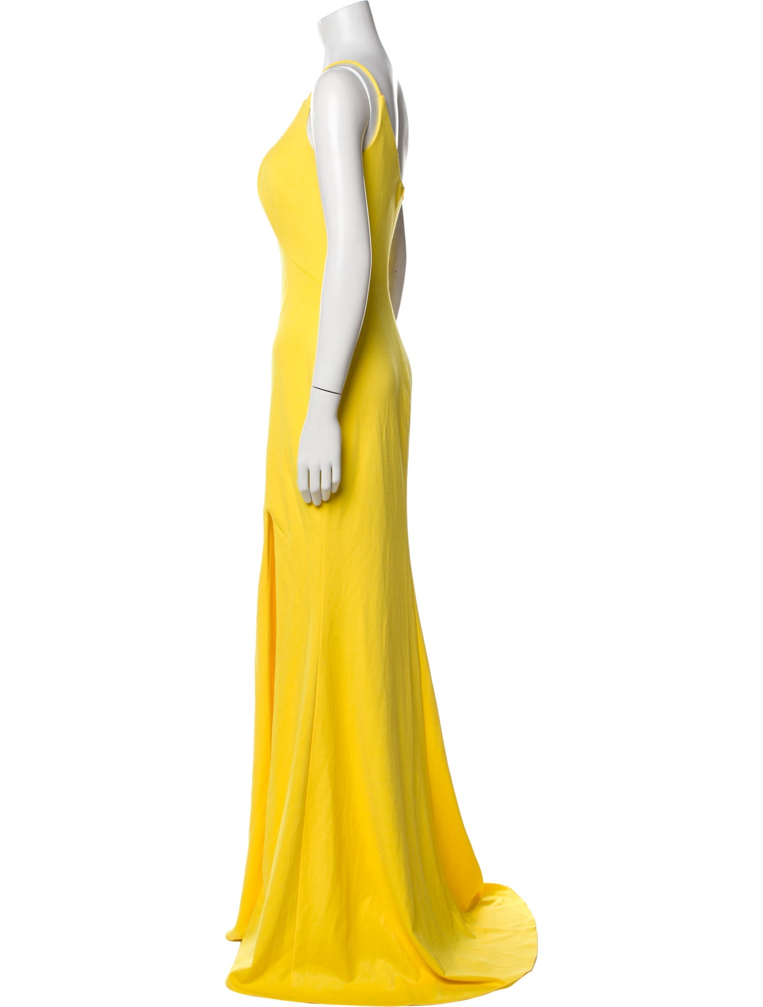 La Femme One-Shoulder Long Dress w/ Tags