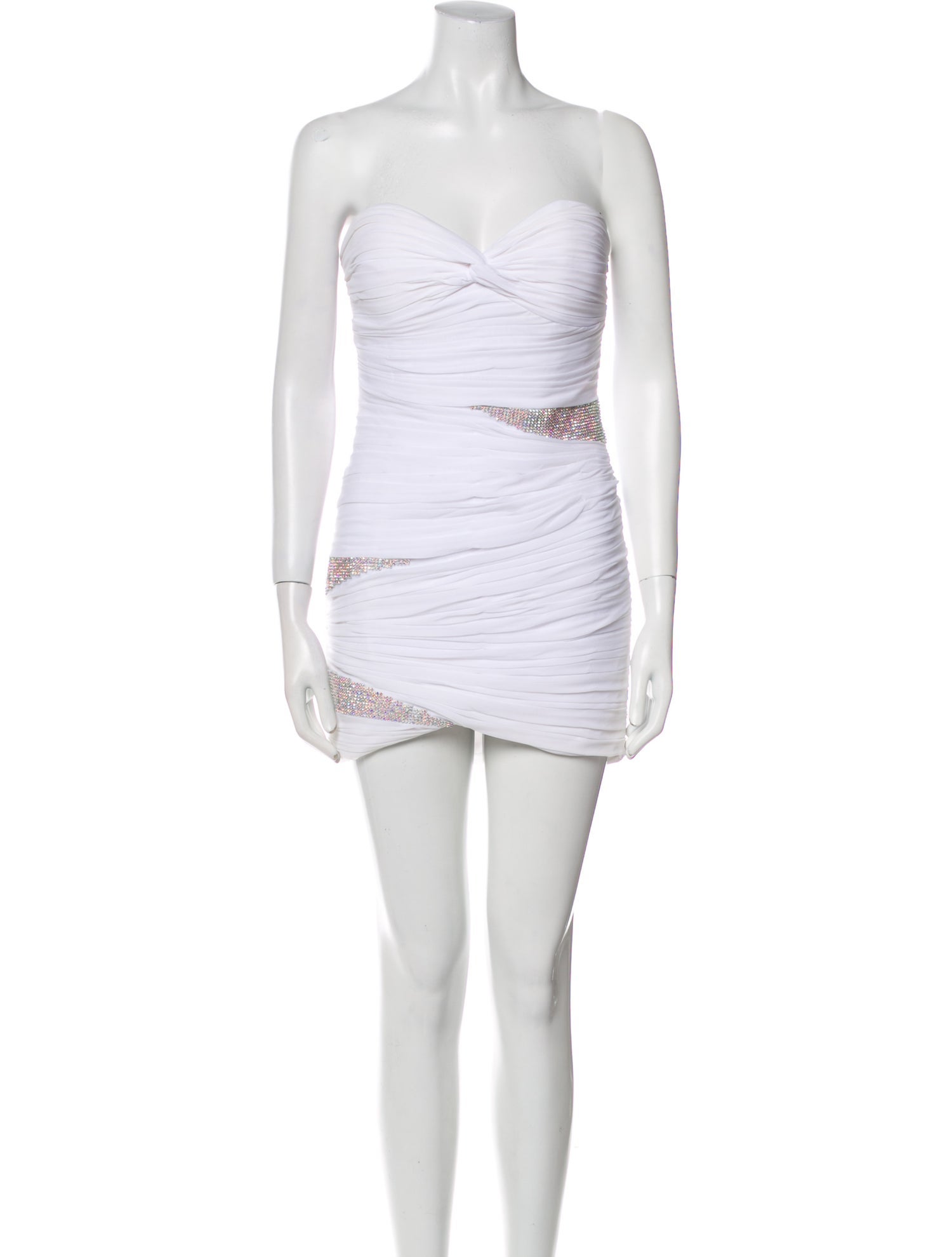 La Femme Strapless Mini Dress