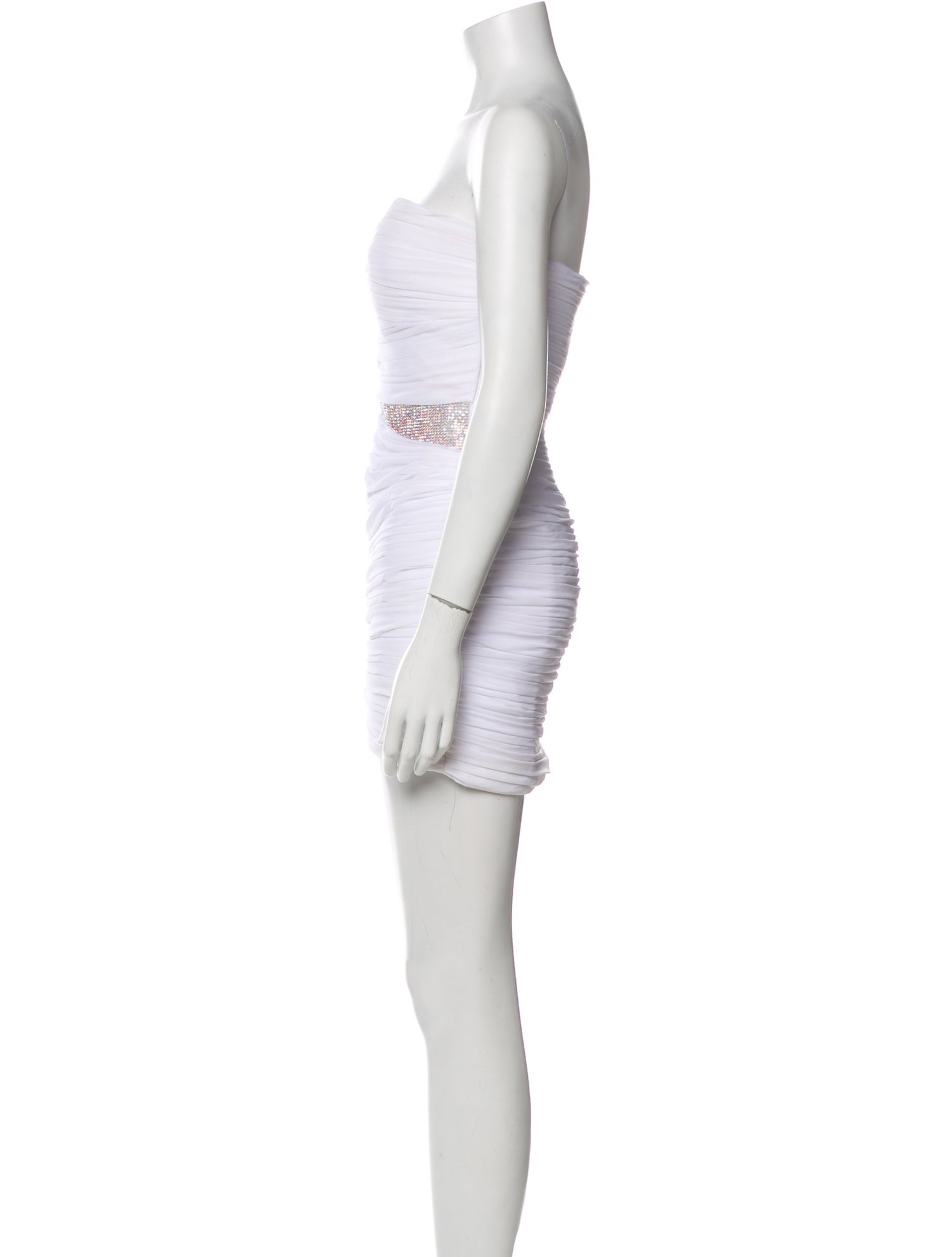 La Femme Strapless Mini Dress