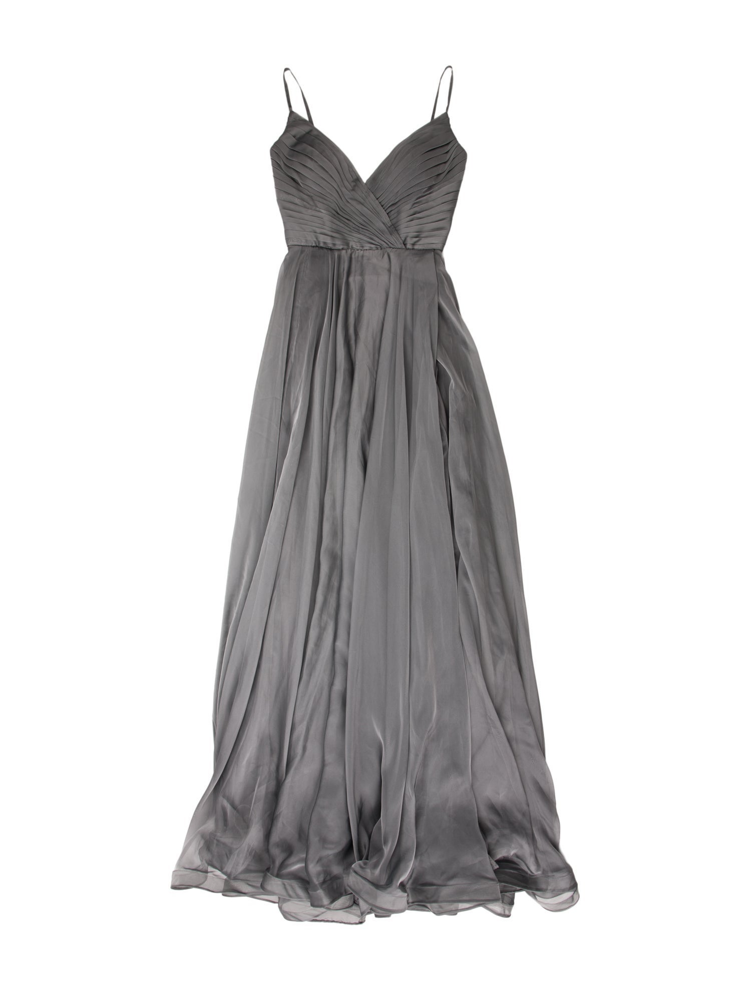 La Femme V-Neck Long Dress