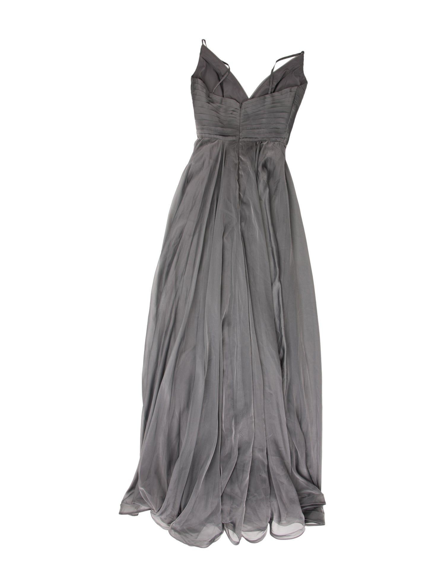La Femme V-Neck Long Dress