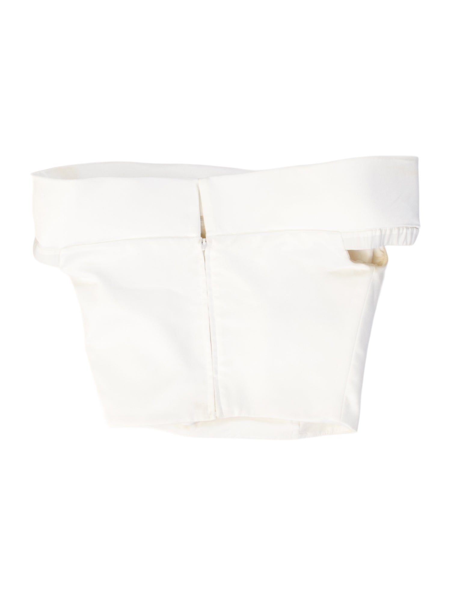 La Femme Strapless Crop Top