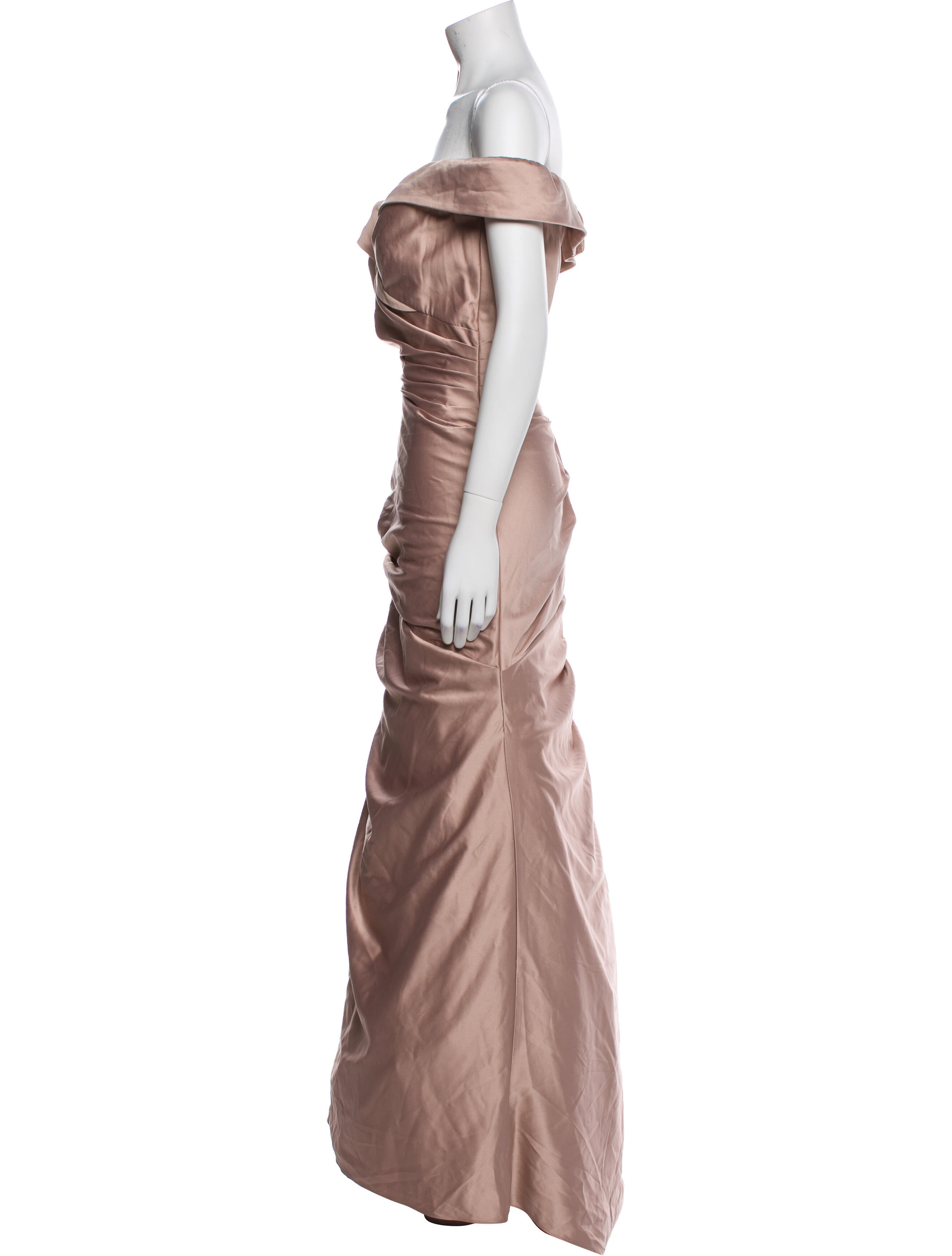 La Femme Linen Long Dress