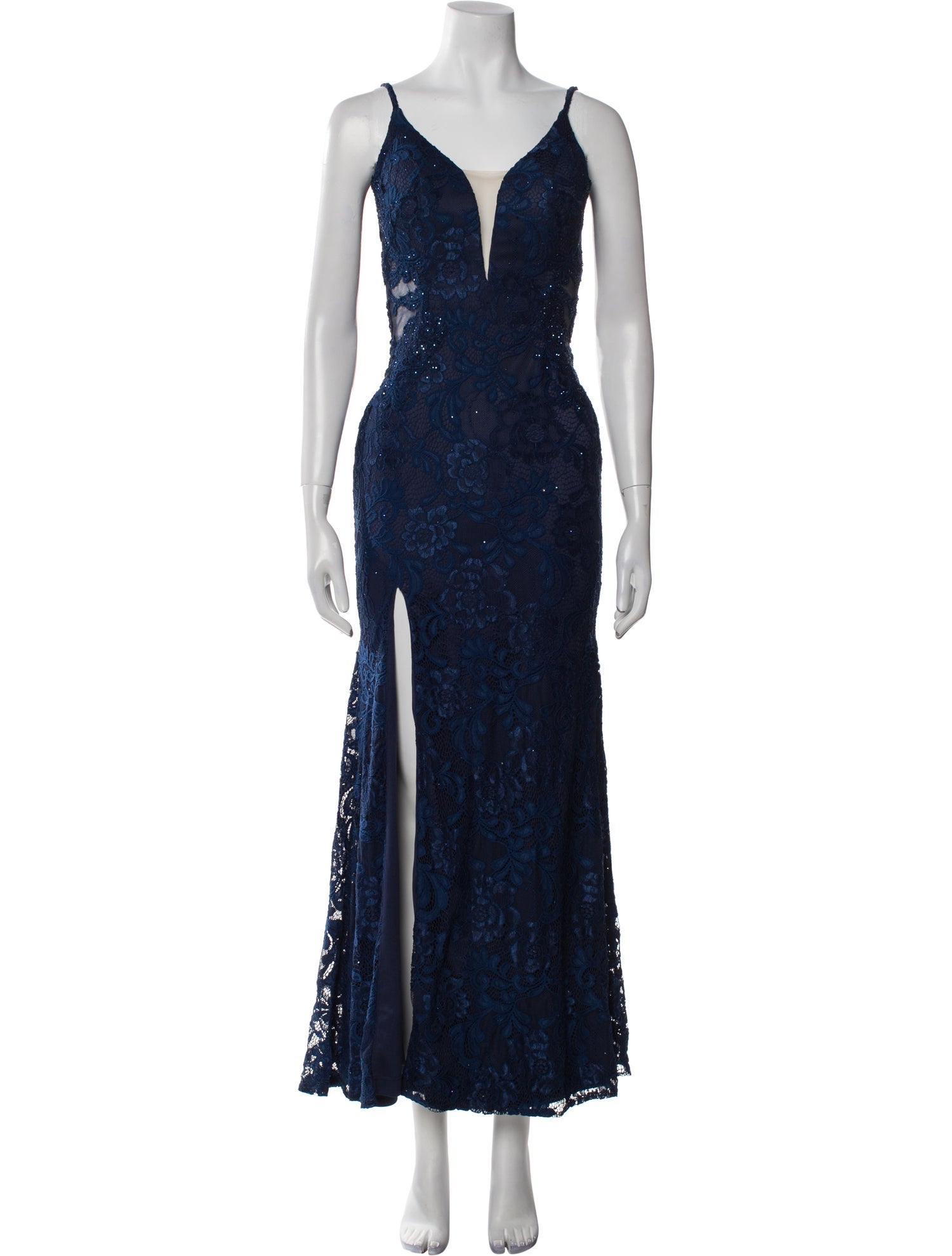 La Femme Linen Long Dress