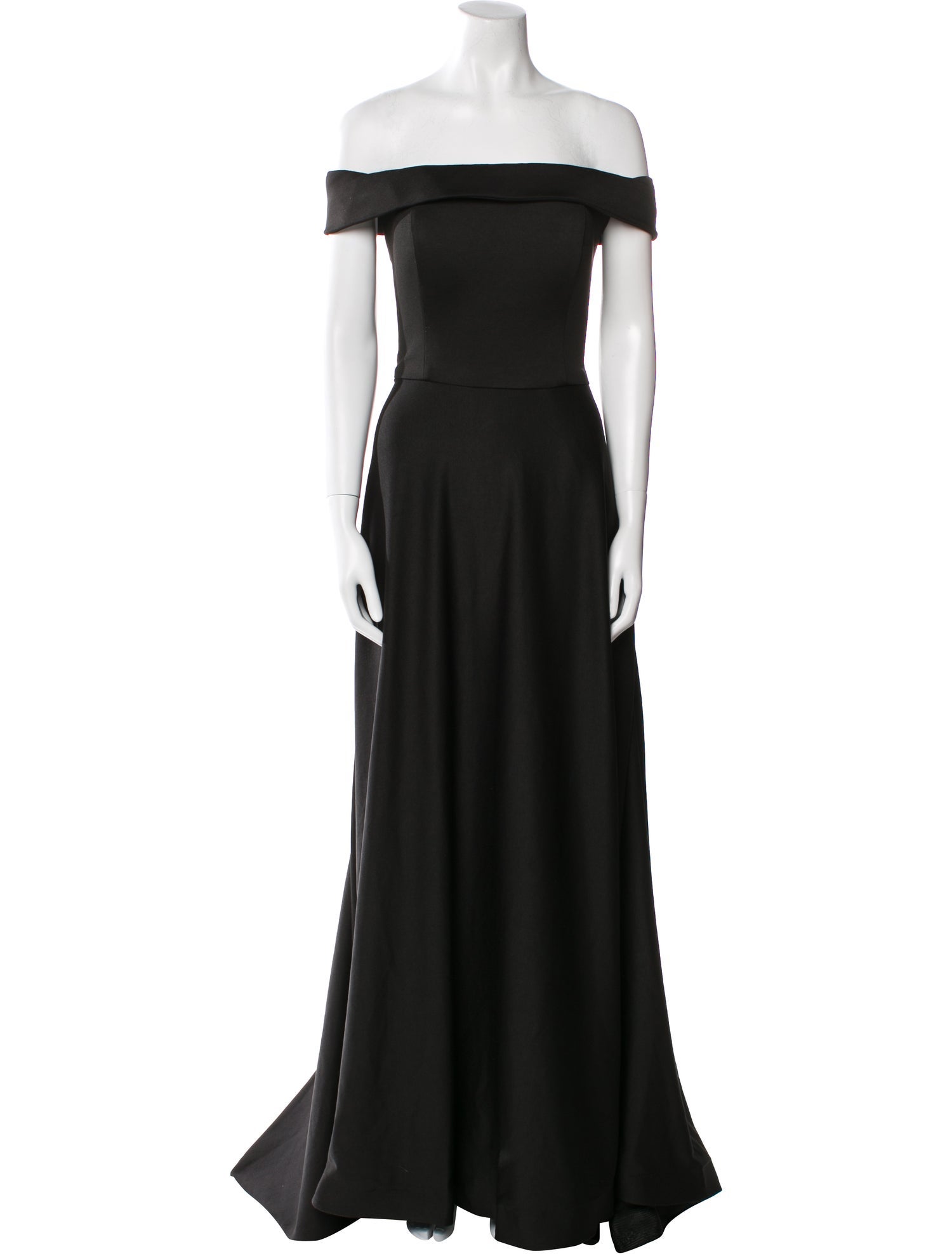 La Femme Off-The-Shoulder Long Dress