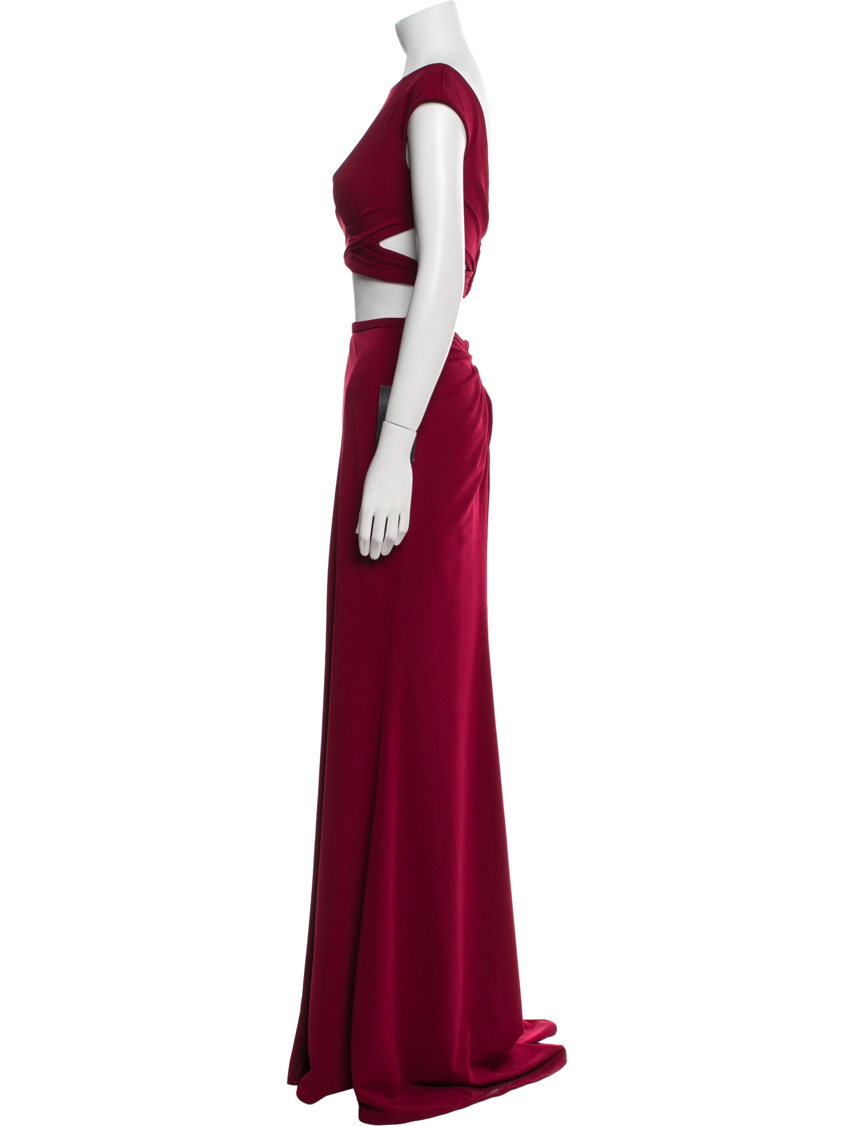 La Femme Ruffle Embellishment Skirt Set
