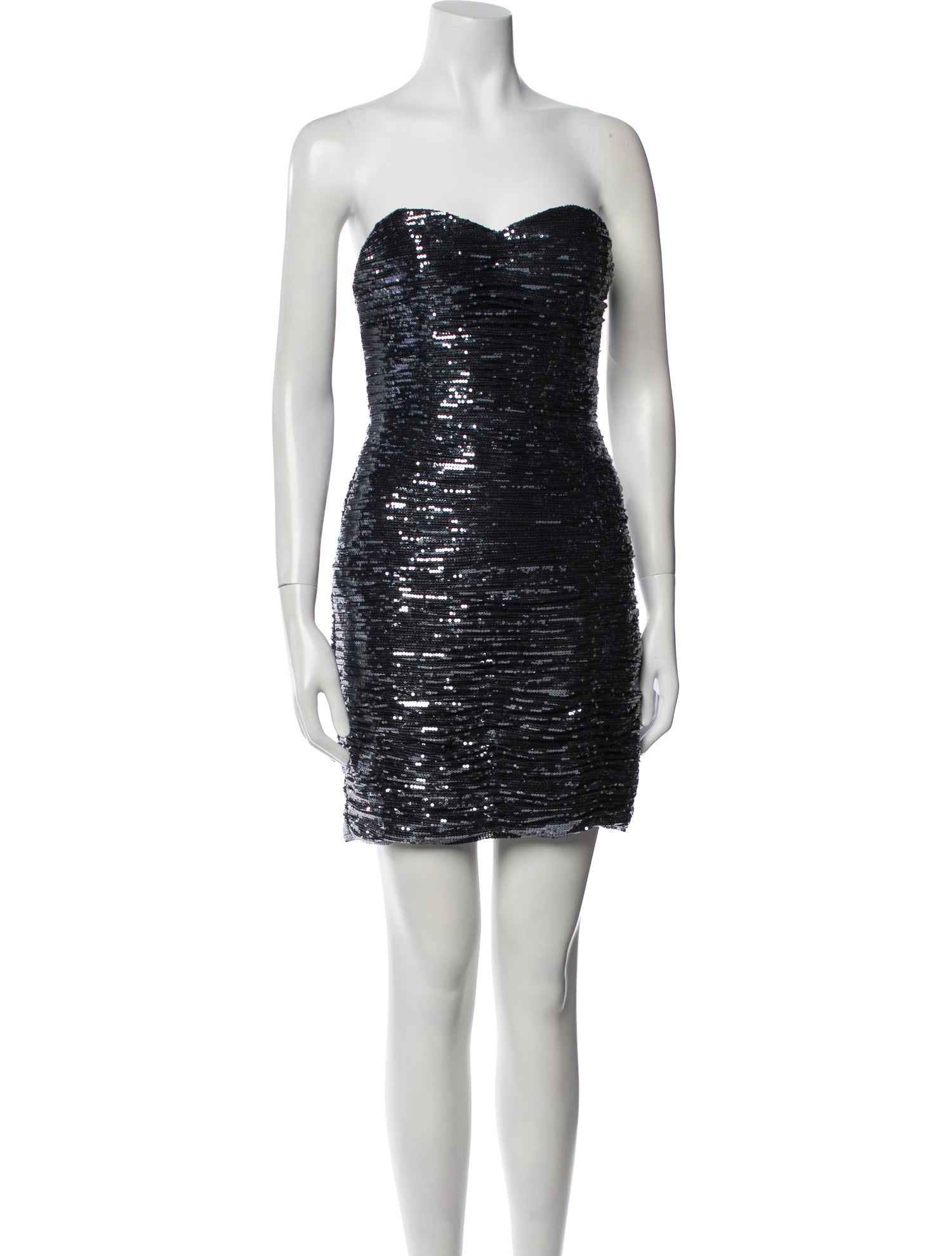 La Femme Strapless Mini Dress