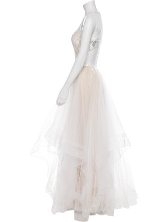 La Femme Linen Long Dress