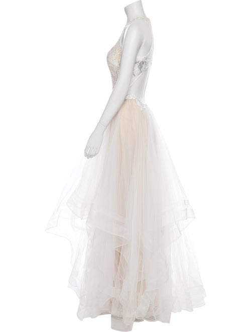 La Femme Linen Long Dress