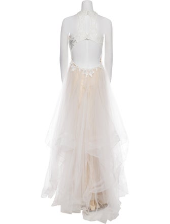 La Femme Linen Long Dress