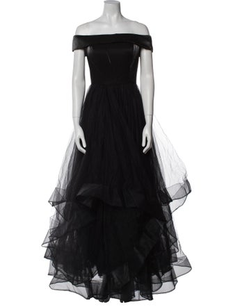 La Femme Linen Long Dress