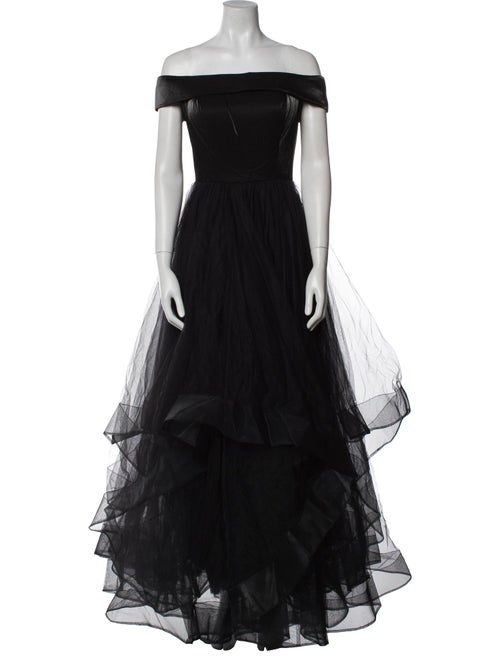 La Femme Linen Long Dress