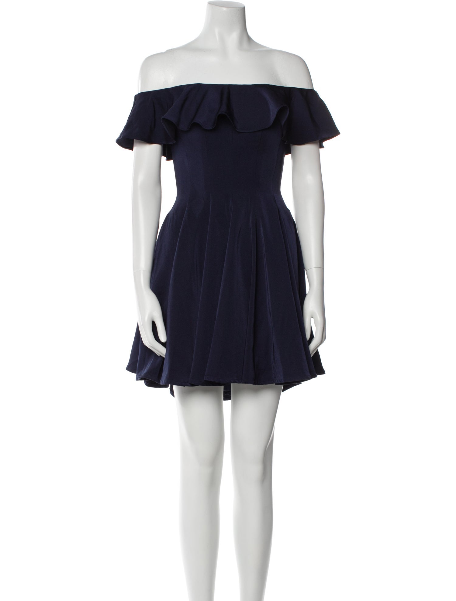 La Femme Off-The-Shoulder Mini Dress