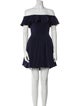 La Femme Off-The-Shoulder Mini Dress