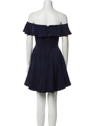 La Femme Off-The-Shoulder Mini Dress