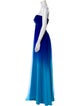 La Femme Strapless Long Dress