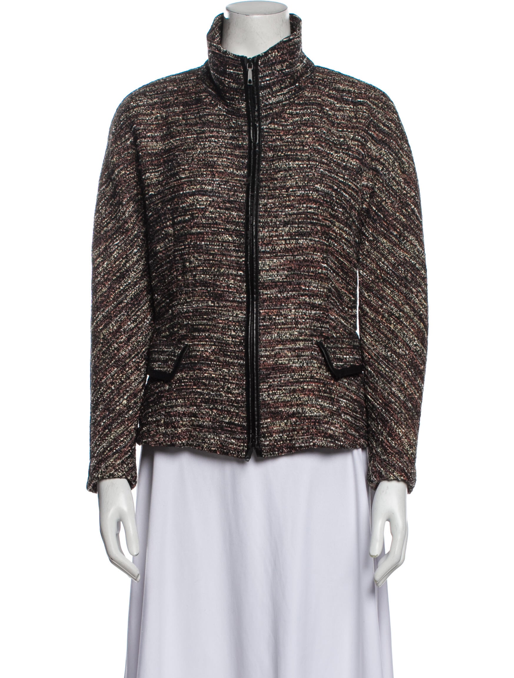 Lafayette 148 Tweed Pattern Jacket