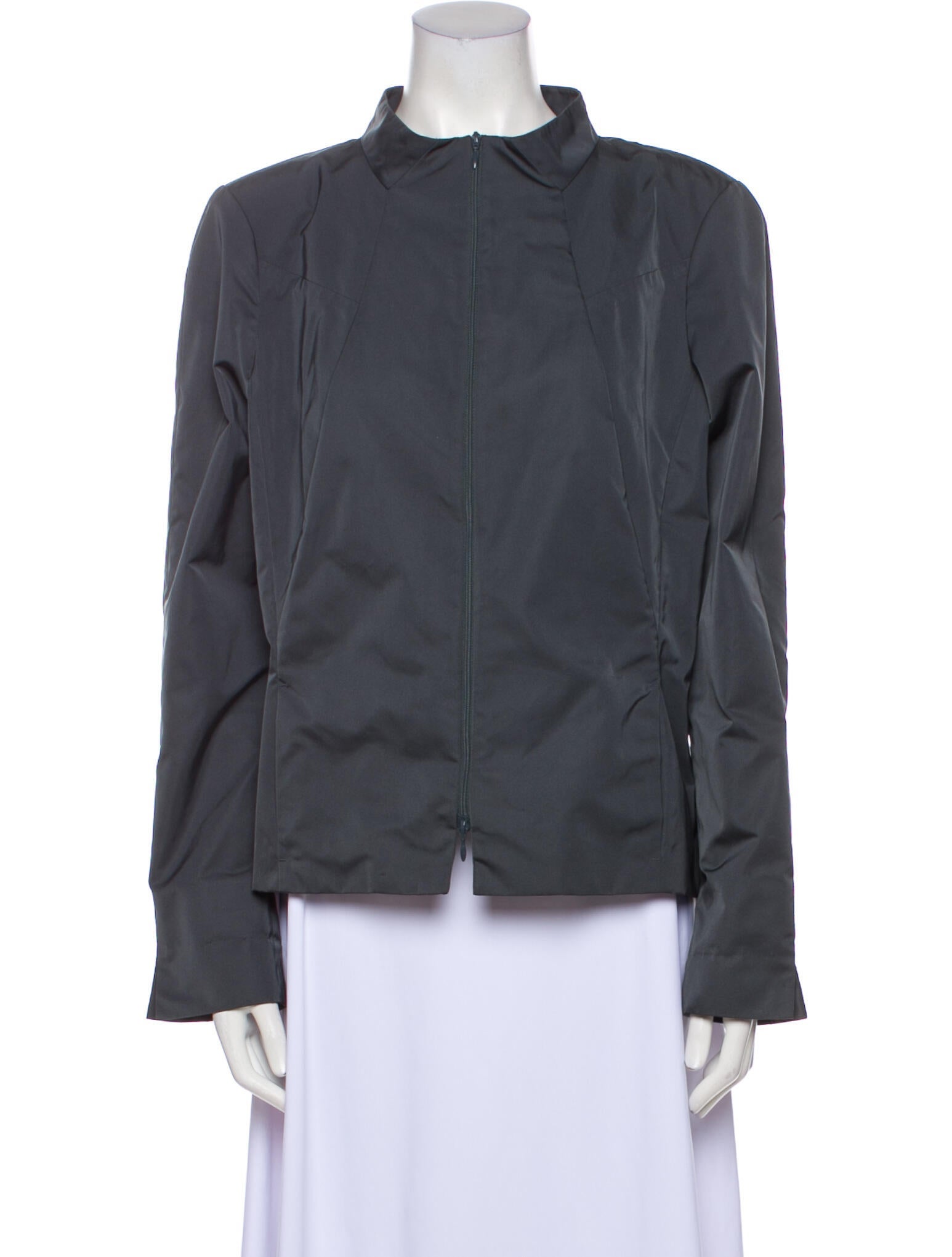 Lafayette 148 Utility Jacket Grey Jackets, Clothing WLFFY153504