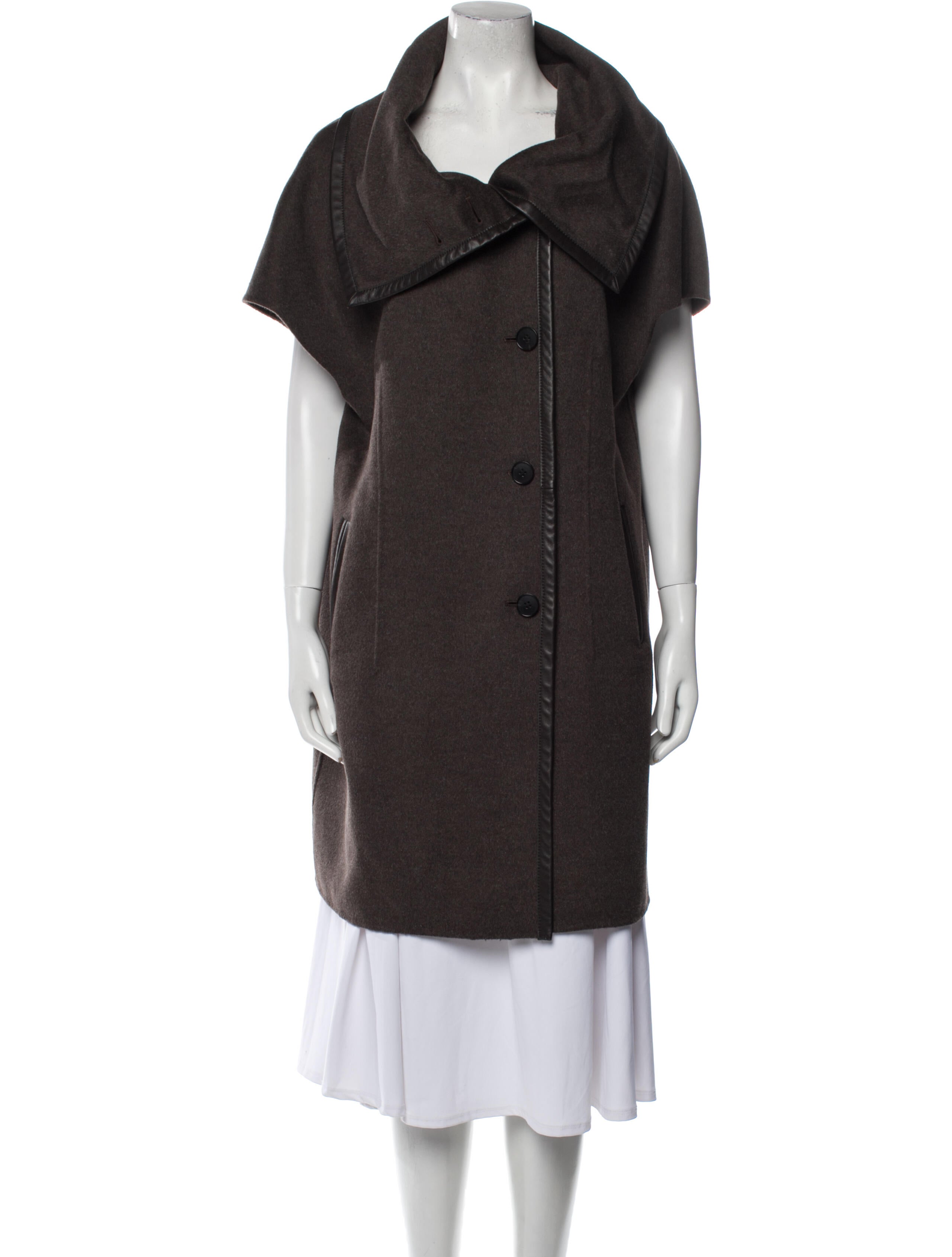 Lafayette 148 Vest Brown Jackets, Clothing WLFFY165798 The RealReal