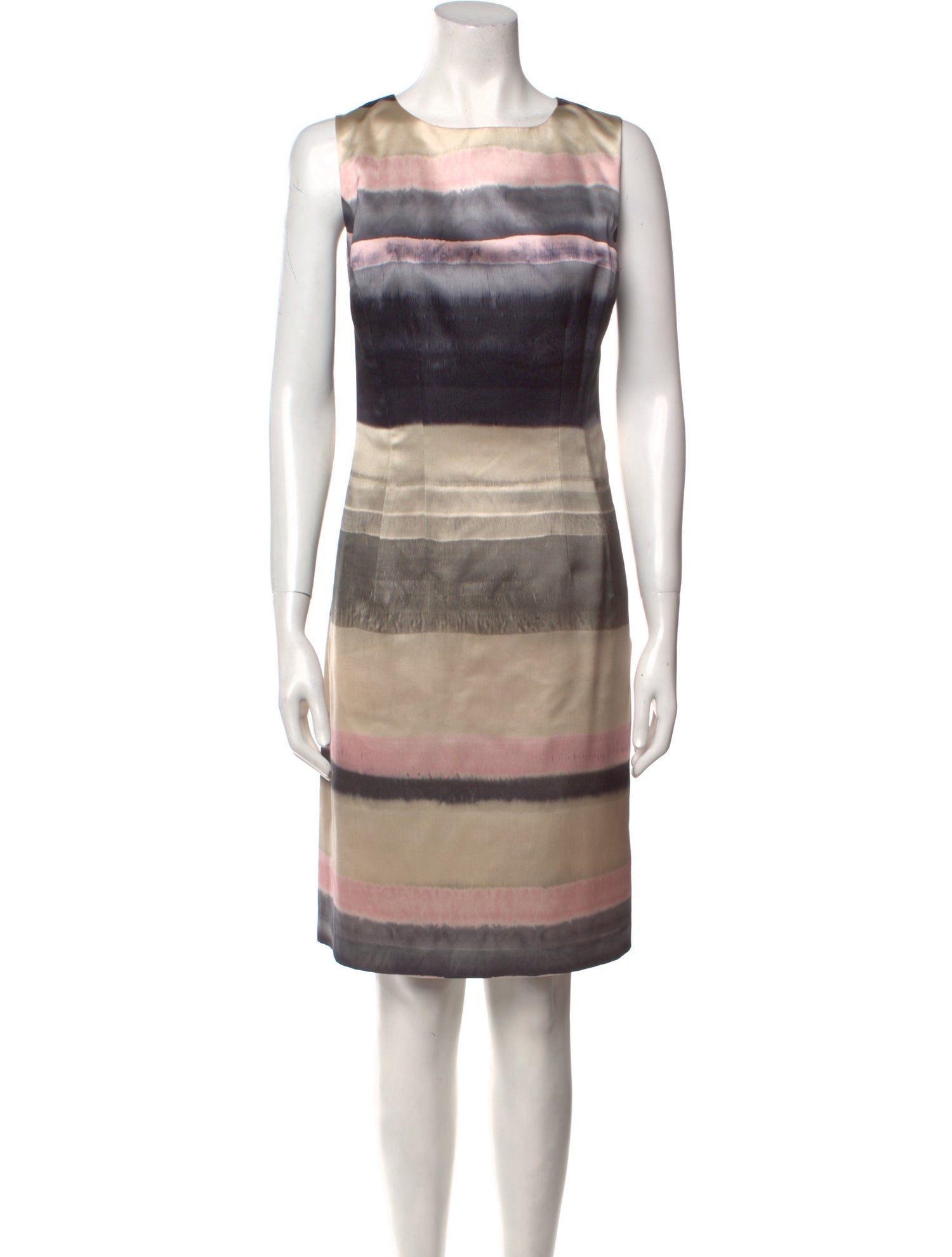 Akris Silk KneeLength Dress Pink Dresses, Clothing AKR108175 The