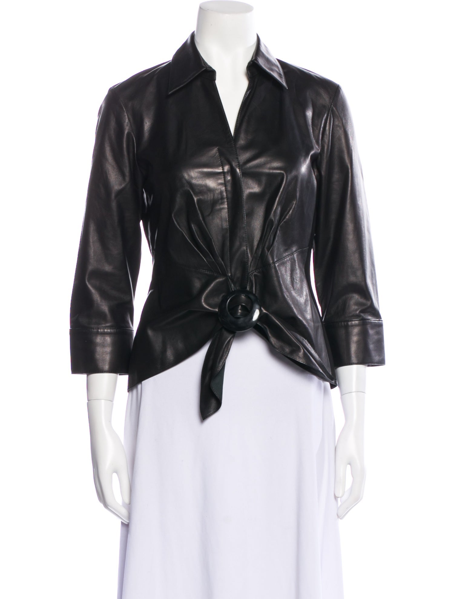 Lafayette 148 Lamb Leather Jacket