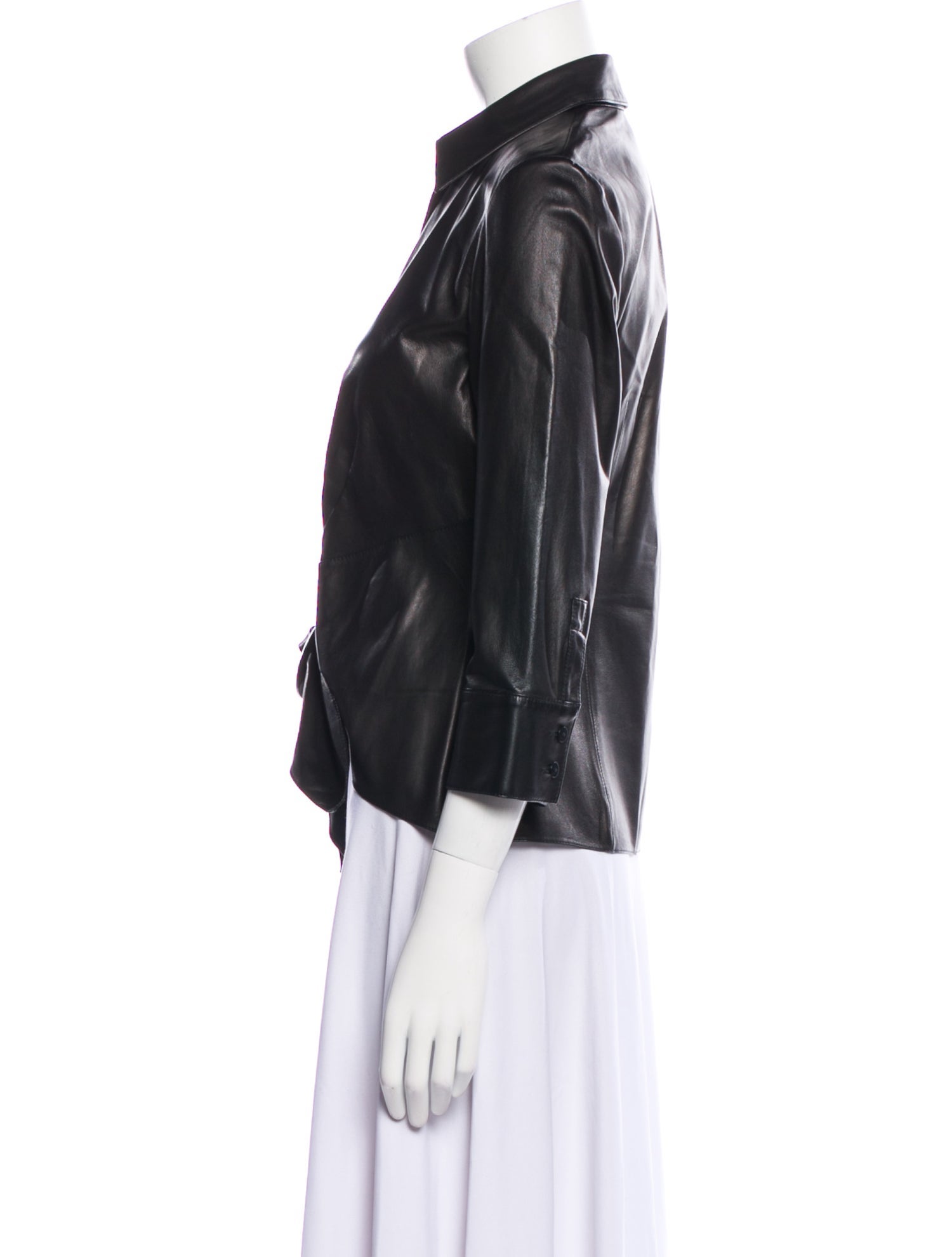 Lafayette 148 Lamb Leather Jacket