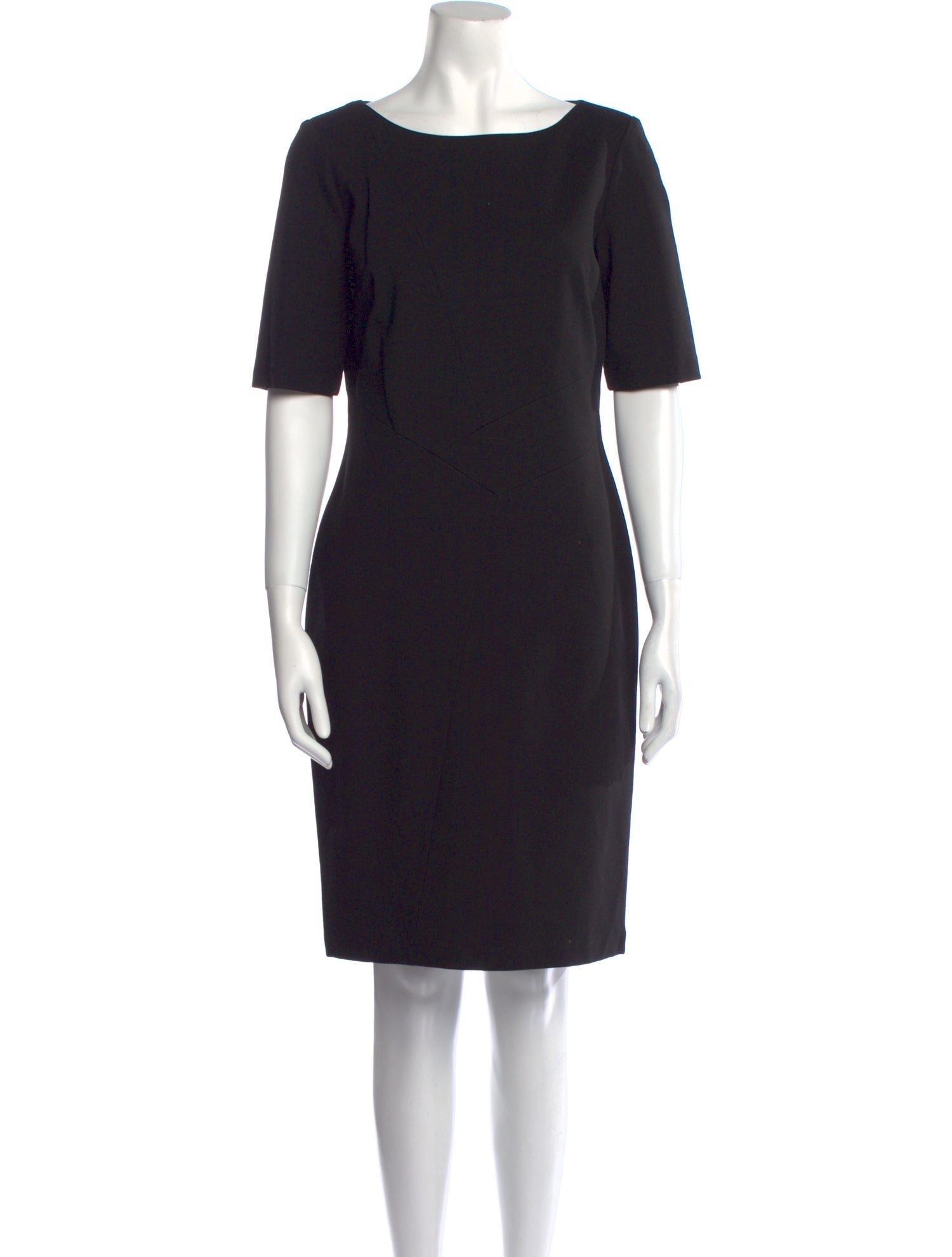 Lafayette 148 Scoop Neck Mini Dress