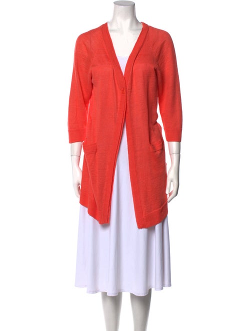 Lafayette 148 Linen V-Neck Sweater