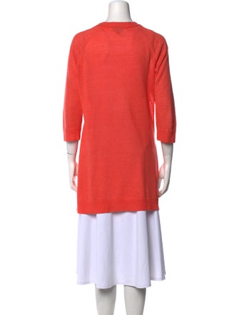 Lafayette 148 Linen V-Neck Sweater