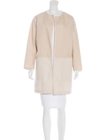 Lafayette 148 Lightweight Knee-Length Coat