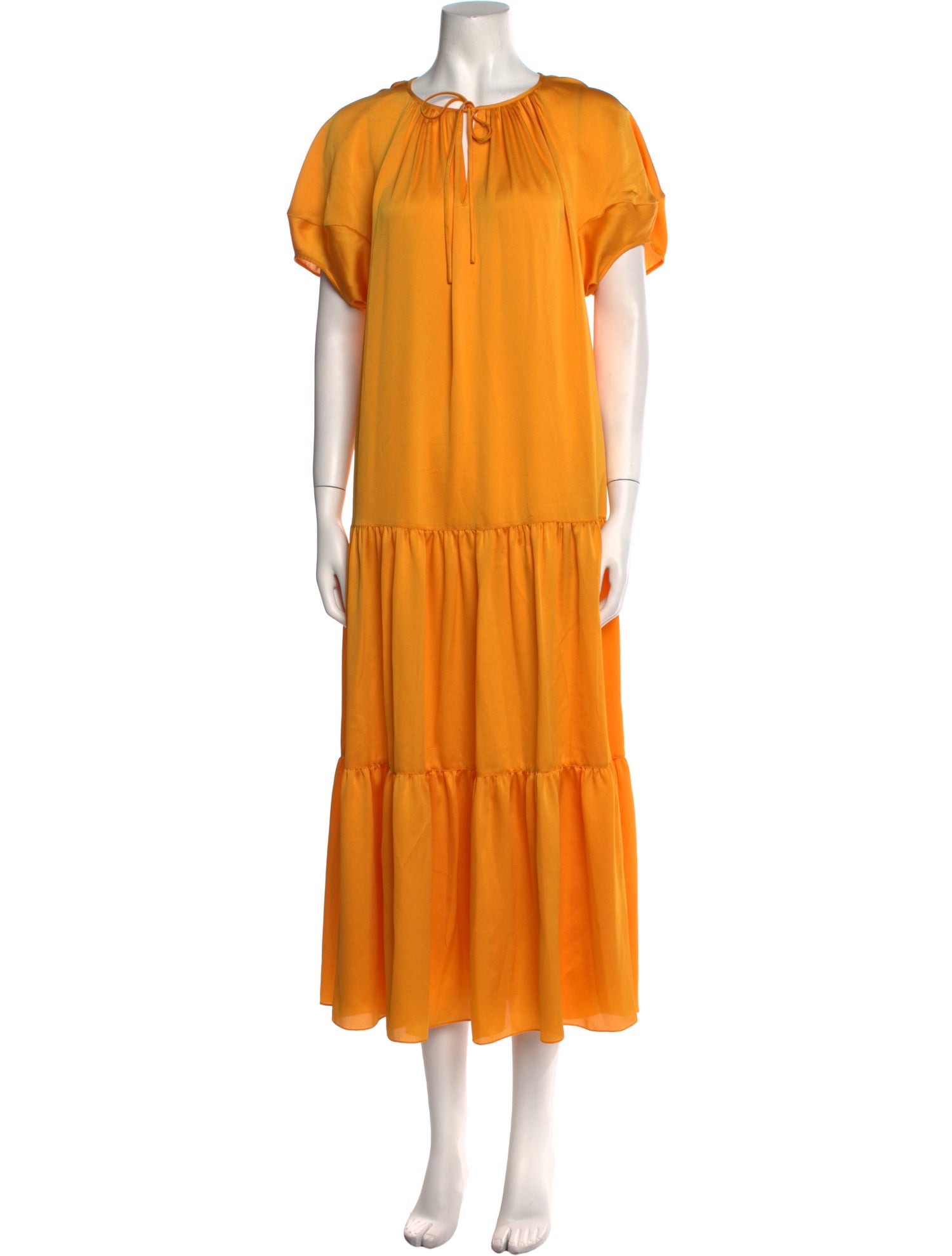 Lafayette 148 Crew Neck Long Dress