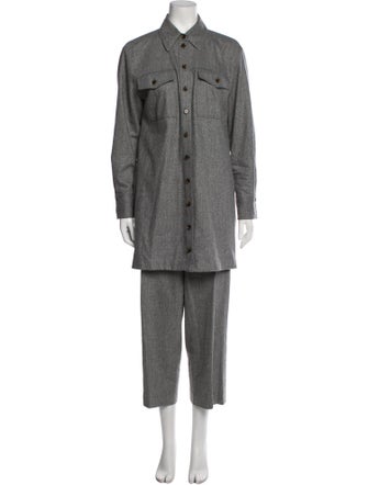 Lafayette 148 Virgin Wool Pant Set