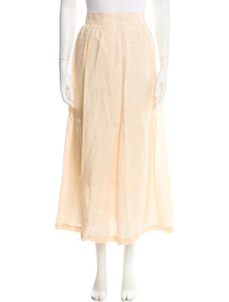 Lafayette 148 Linen Midi Length Skirt