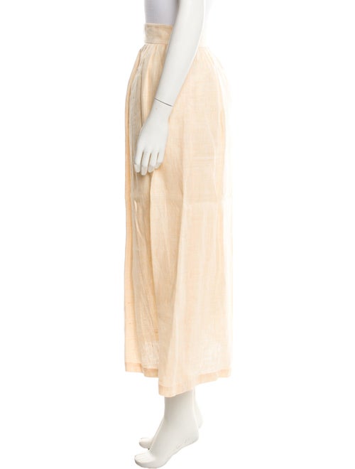 Lafayette 148 Linen Midi Length Skirt