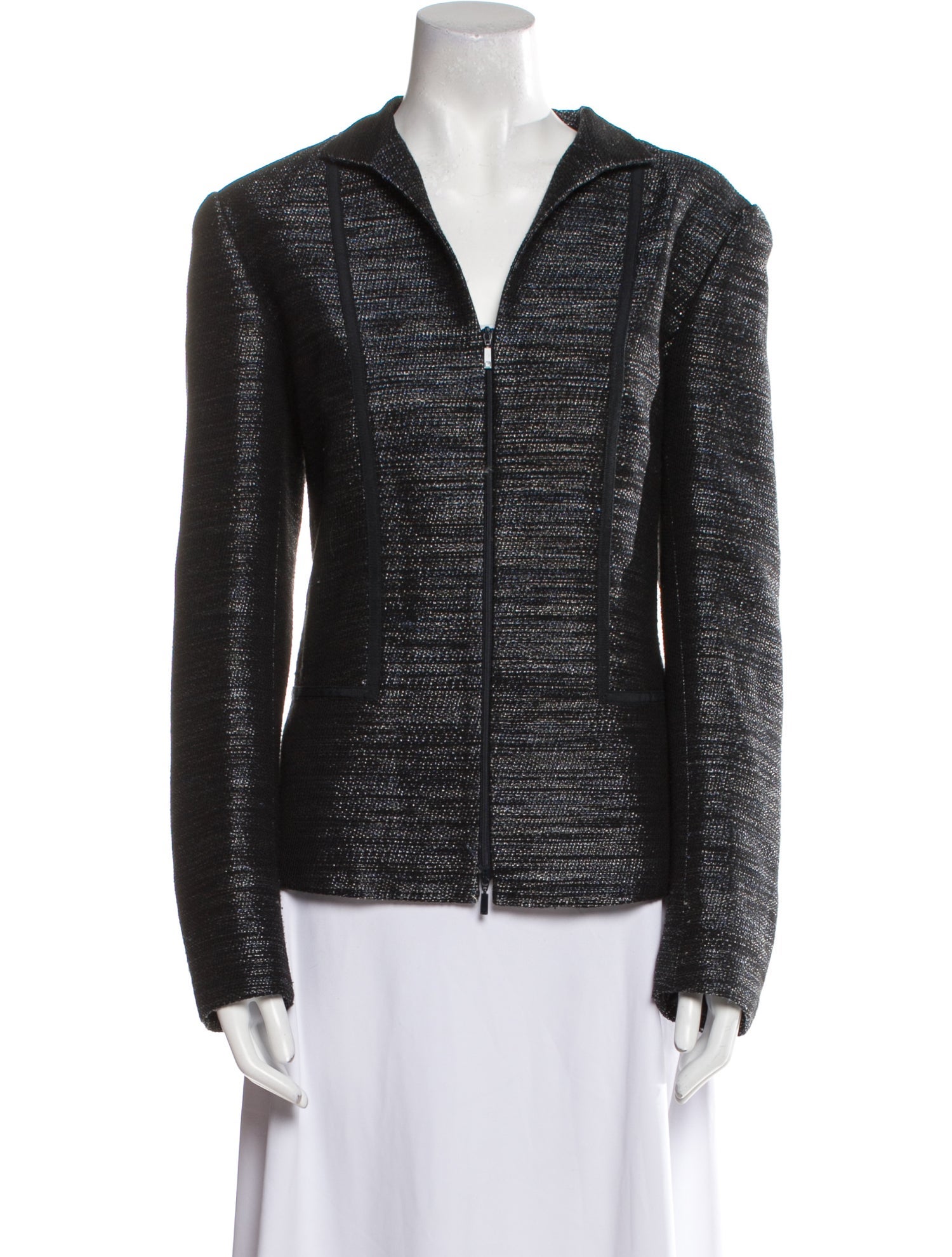 Lafayette 148 Tweed Pattern Evening Jacket