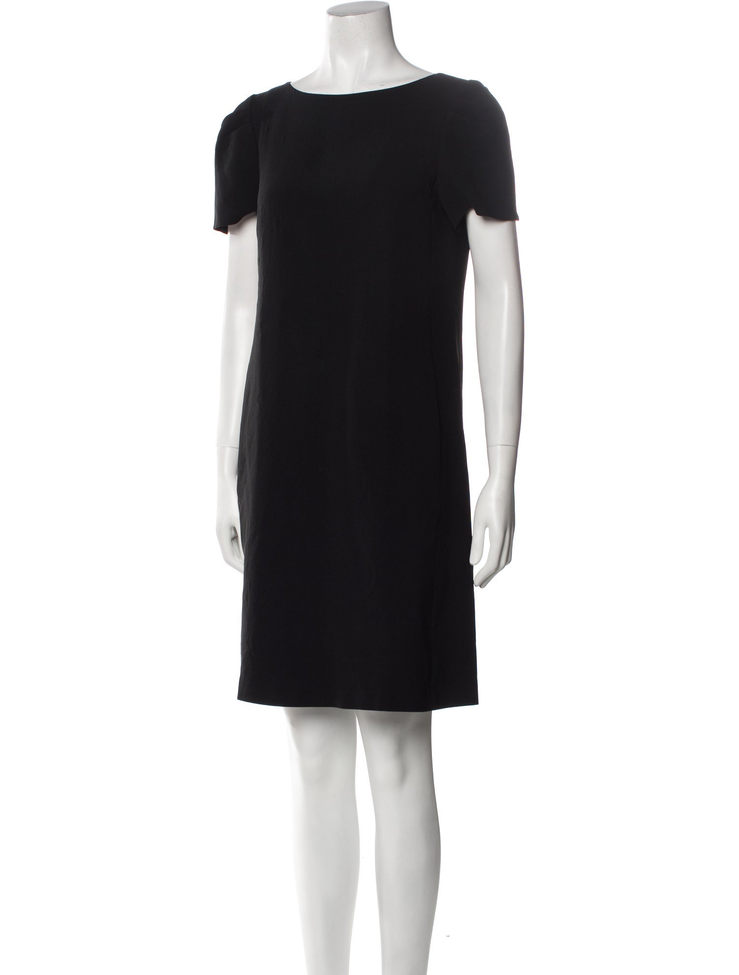 Lafayette 148 Bateau Neckline Mini Dress