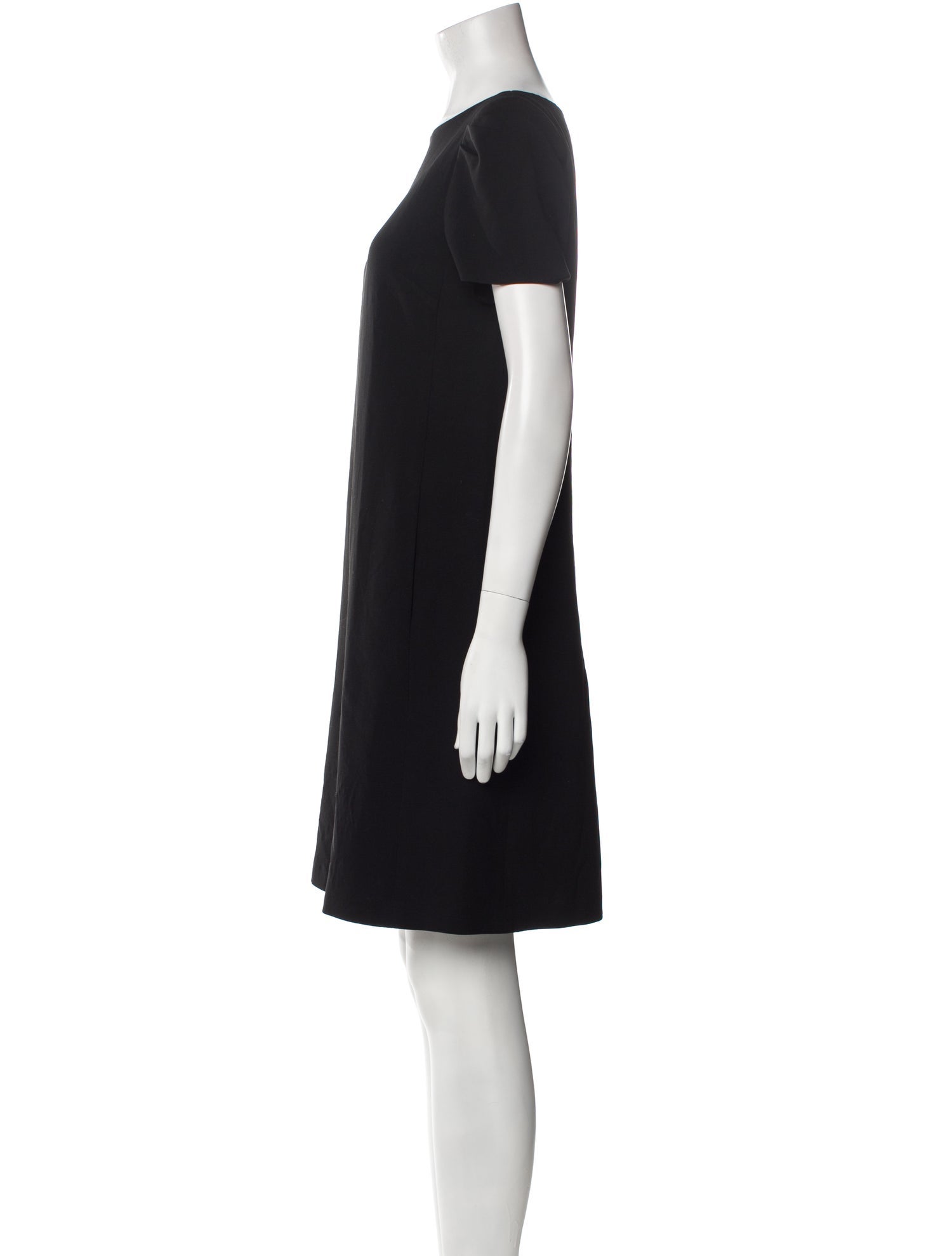 Lafayette 148 Bateau Neckline Mini Dress