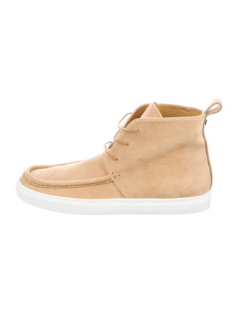 Lafayette 148 Suede Wedge Sneakers