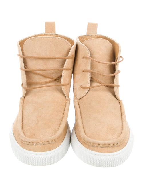 Lafayette 148 Suede Wedge Sneakers
