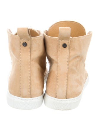 Lafayette 148 Suede Wedge Sneakers