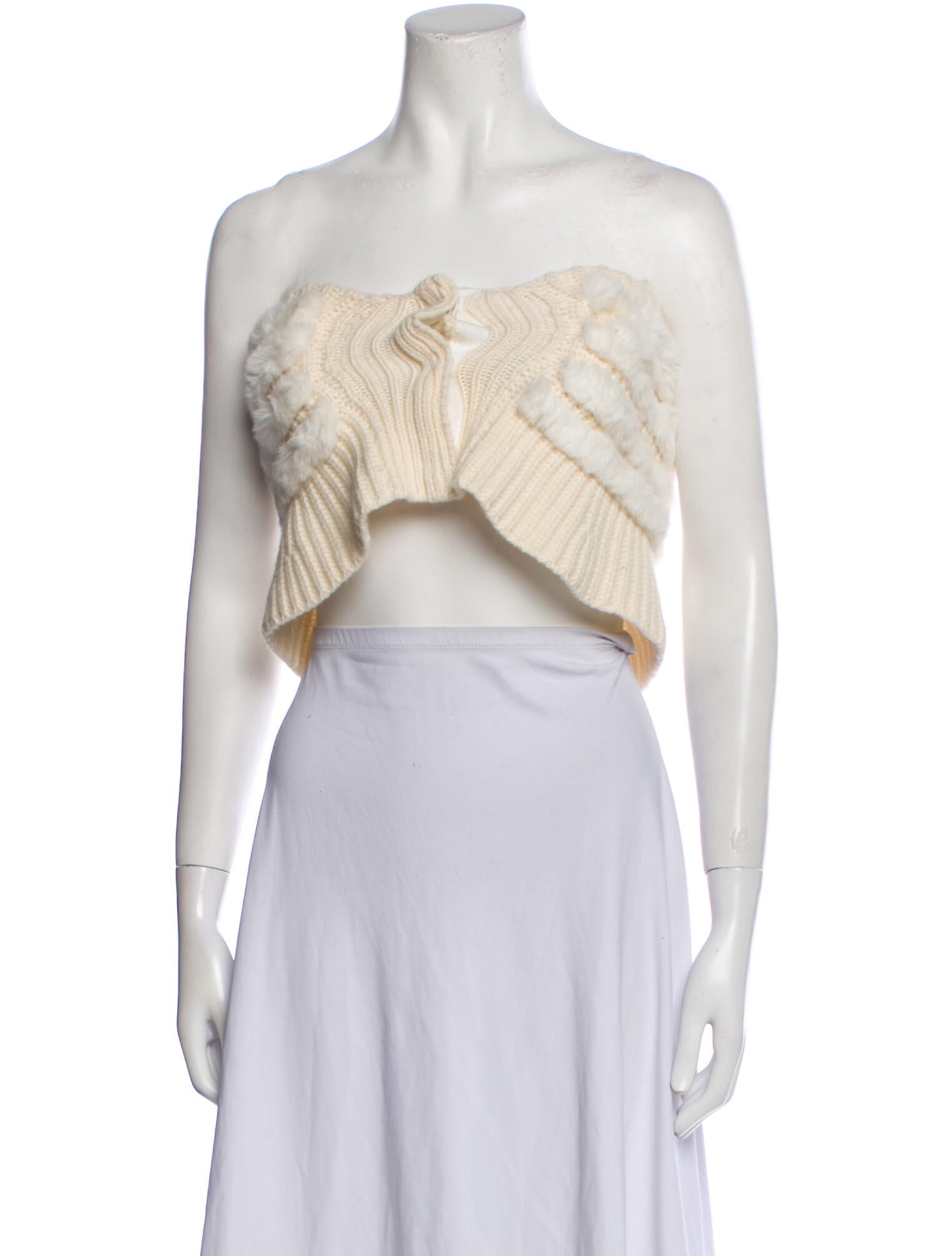 Lafayette 148 Cashmere Strapless Sweater