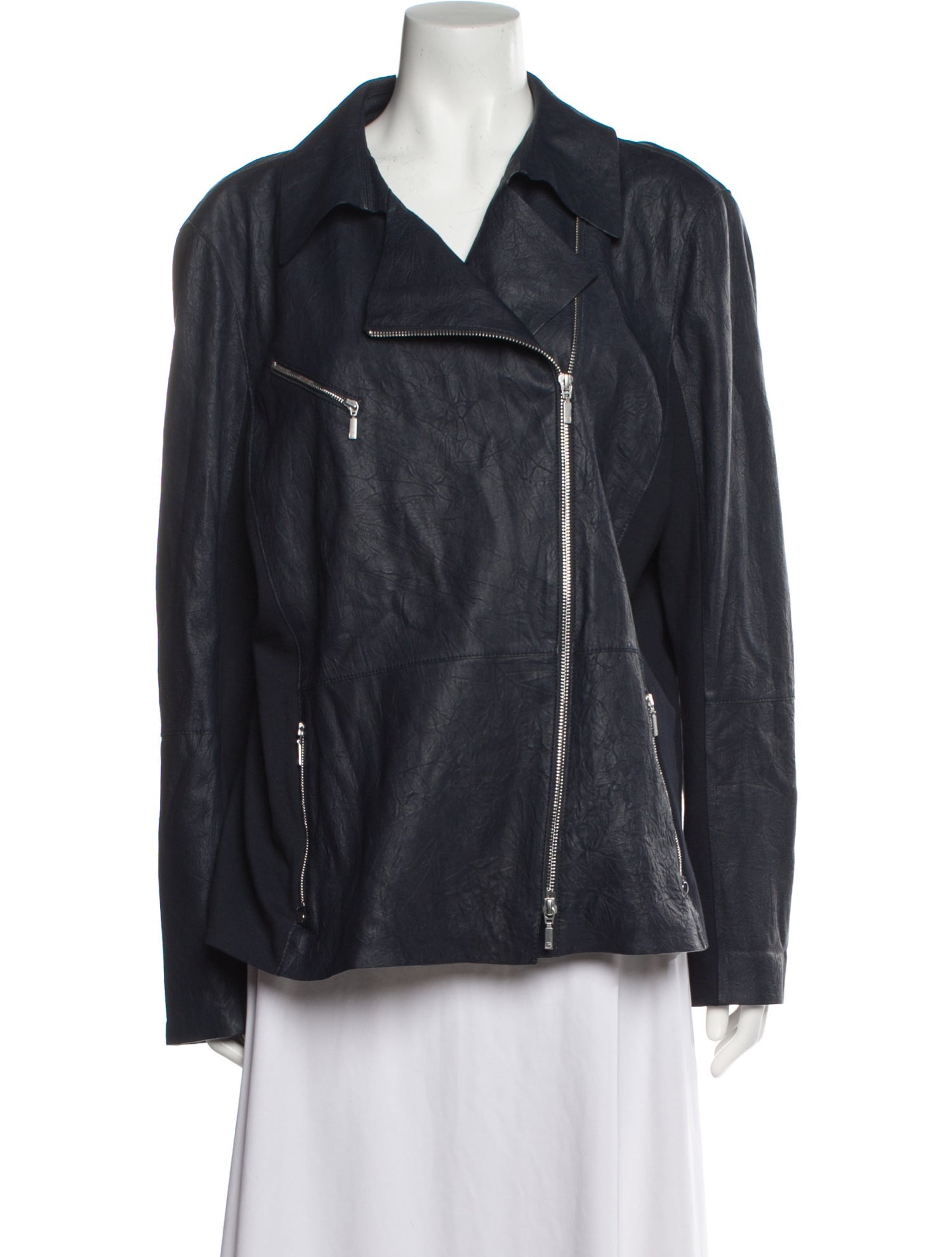 Lafayette 148 Leather Biker Jacket