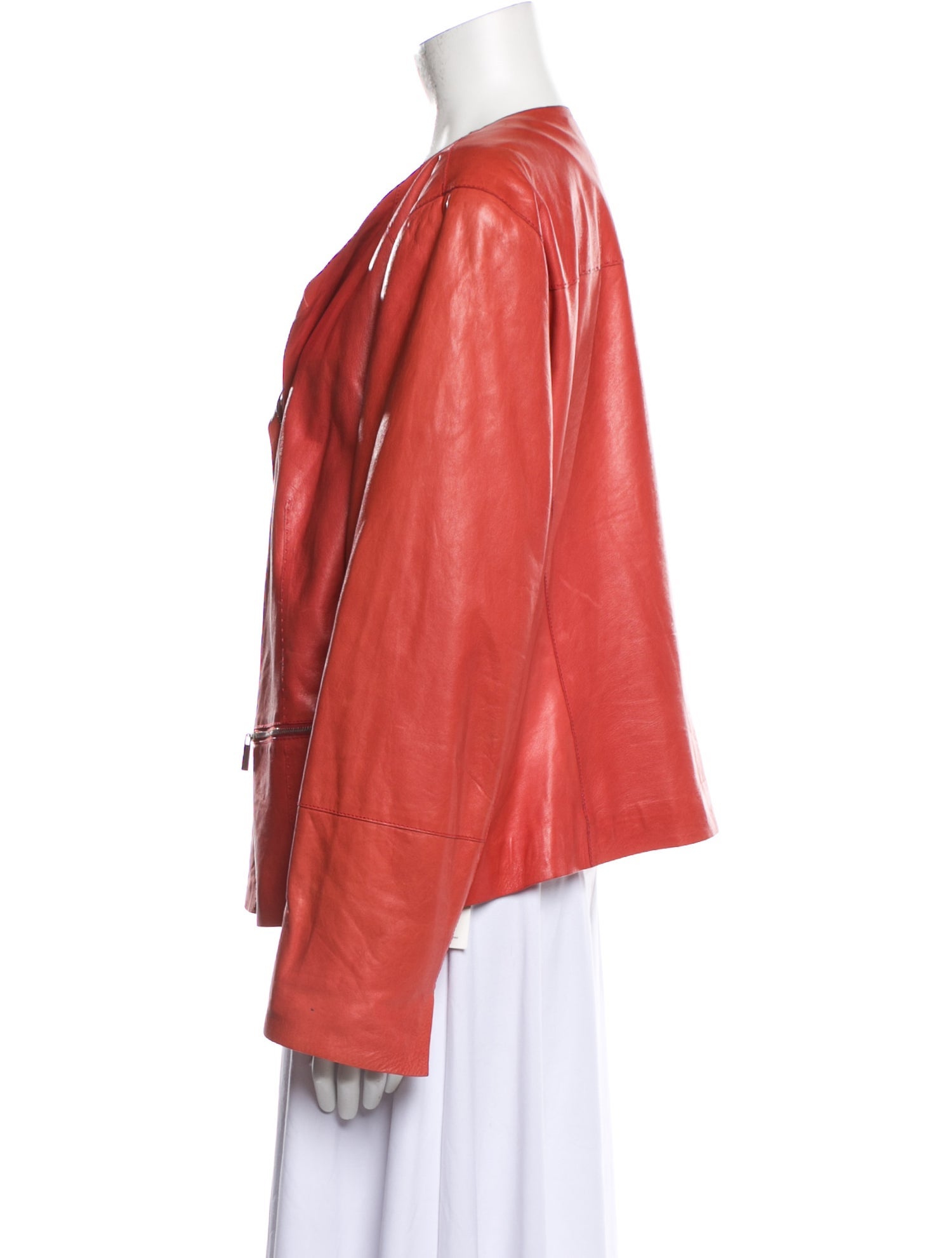 Lafayette 148 Leather Biker Jacket