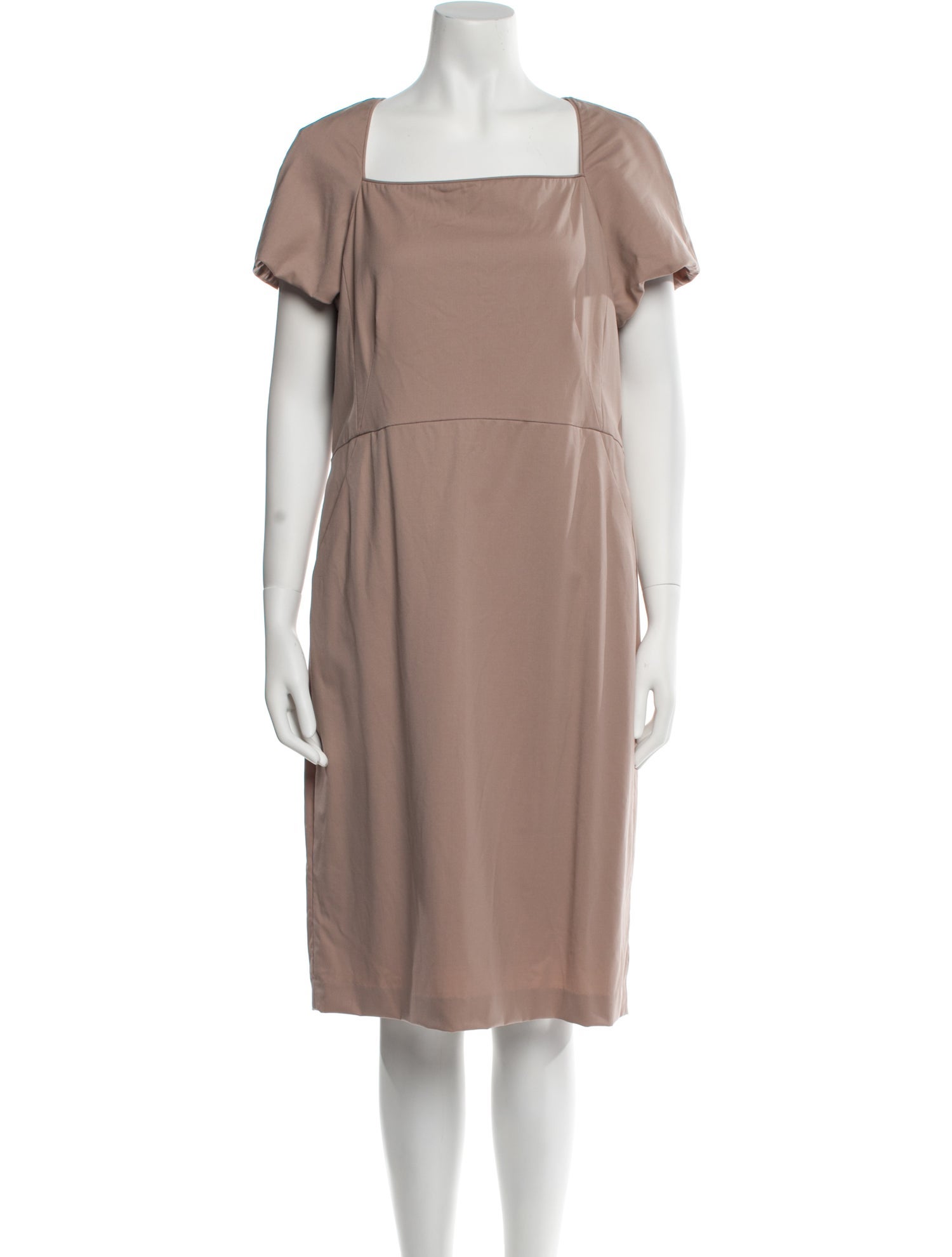 Lafayette 148 Virgin Wool Midi Length Dress