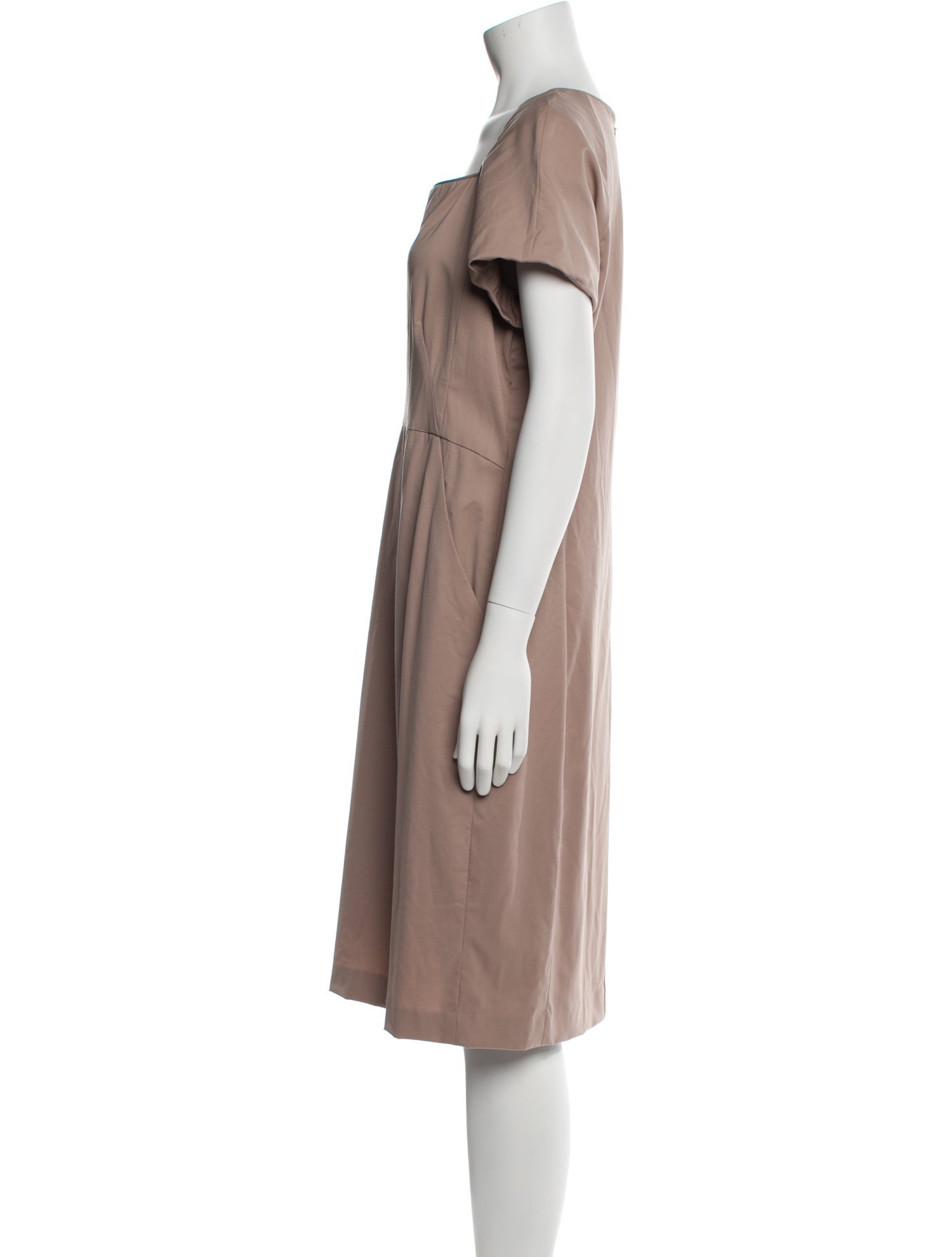 Lafayette 148 Virgin Wool Midi Length Dress