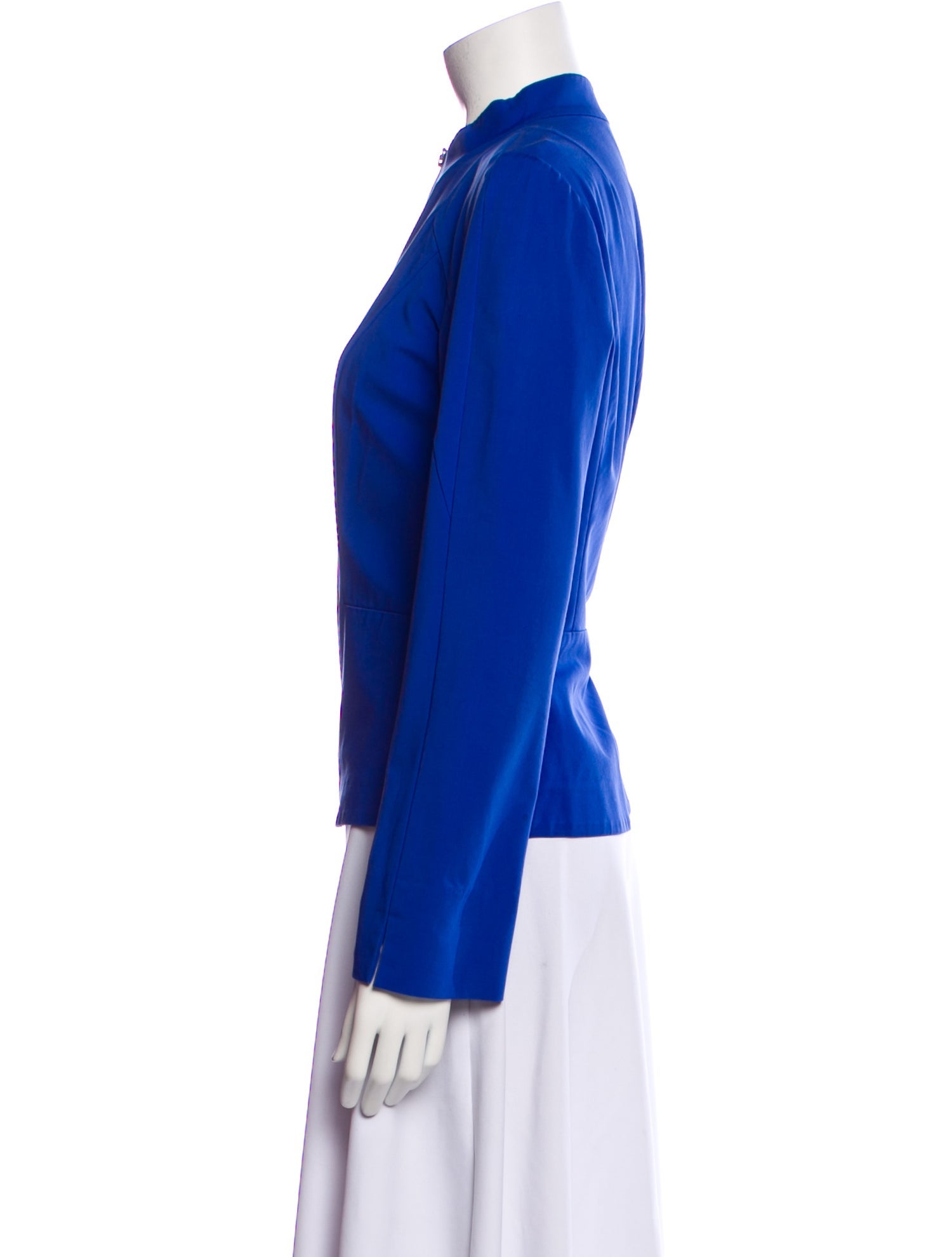 Mugler Trade Mark Performance Jacket - Blue Jackets
